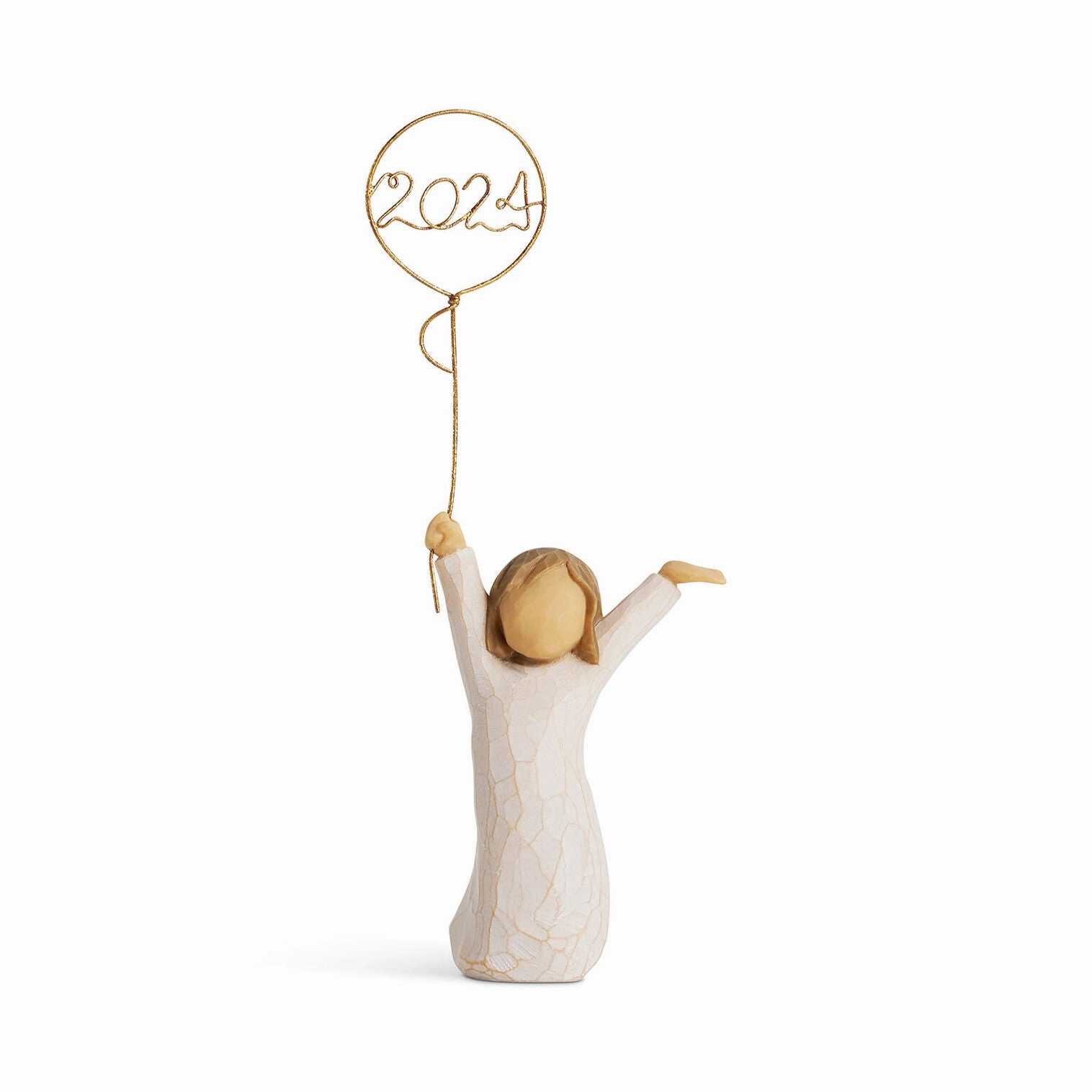 Willow Tree Here's to You 2024 Girl With Balloon Figurine, 6" Decorative Mirror,Home Decor Mirror