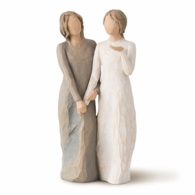 Willow Tree My Sister, My Friend (Light skin) Figurine Decorative Mirror,Home Decor Mirror
