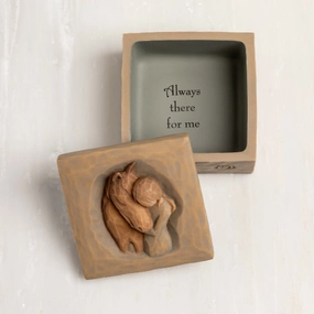 Willow Tree Quiet Strength Keepsake Box Decorative Mirror,Home Decor Mirror