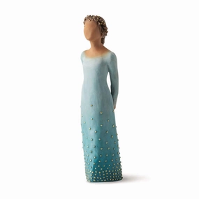 Willow Tree Radiance Woman FigurineBrown Skin Tone, 7.5" Decorative Mirror,Home Decor Mirror