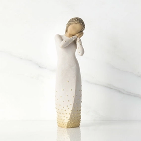 Willow Tree Wishing Figurine Decorative Mirror,Home Decor Mirror