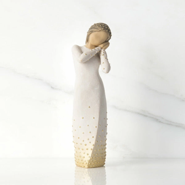 Willow Tree Wishing Figurine Decorative Mirror,Home Decor Mirror