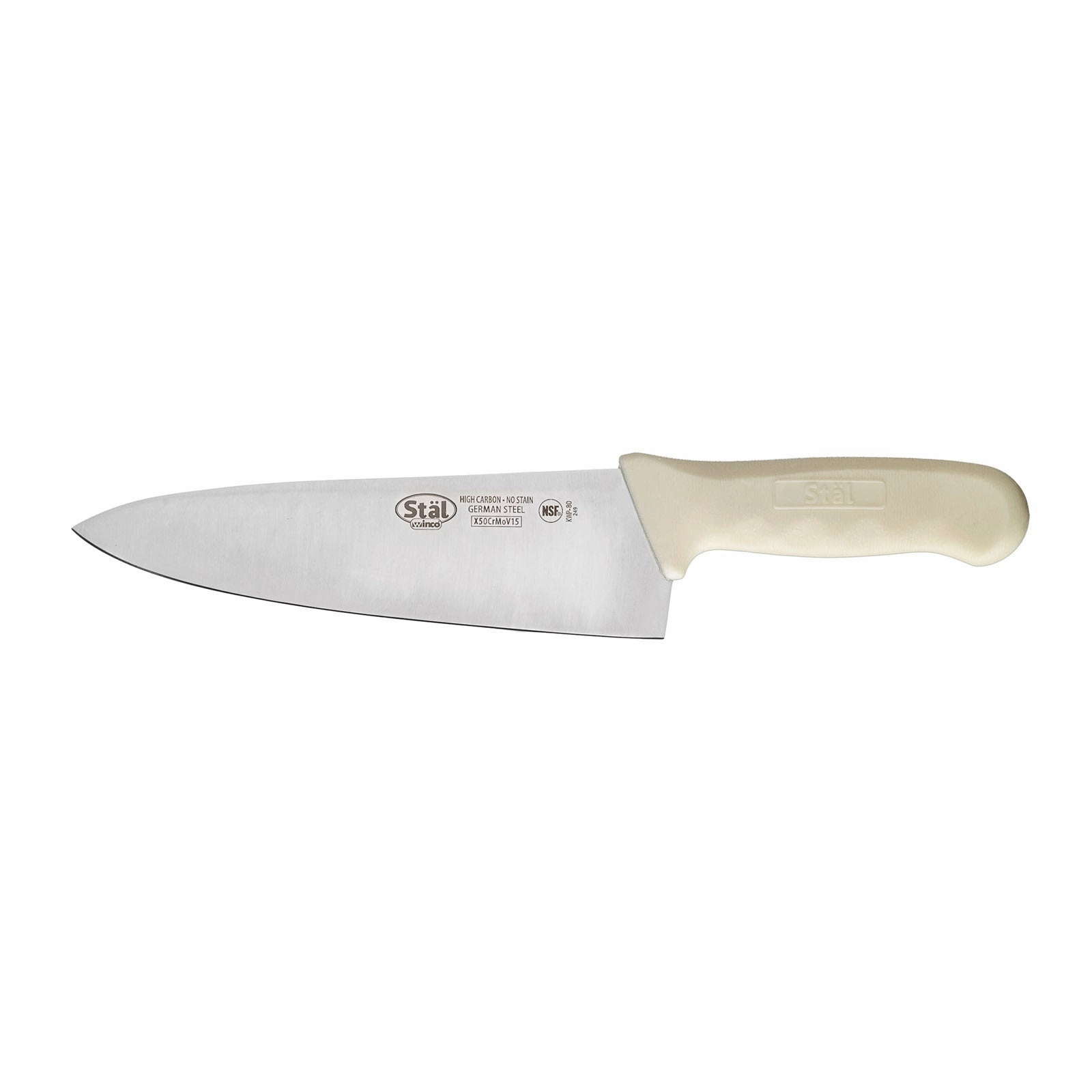 Winco KWP-100 Stal Wide Chef's Knife, 10" Food Storage,Food Containers