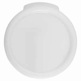Winco Round Food Storage Cover for 2 & 4 Qt Containers, White - PPRC-24C Figurines,Home Decor Statues