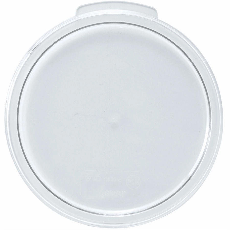 Winco Round Food Storage Cover for 6 & 8 Qt Containers, Translucent Figurines,Home Decor Statues