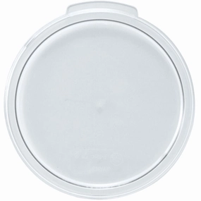 Winco Round Food Storage Cover for 6 & 8 Qt Containers, Translucent Figurines,Home Decor Statues