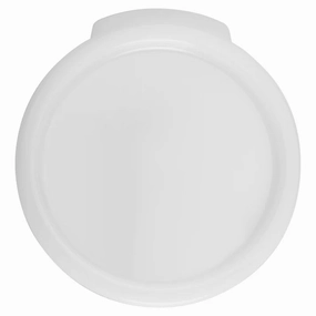 Winco Round Food Storage Cover for 6 & 8 Qt Containers, White - PPRC-68C Figurines,Home Decor Statues