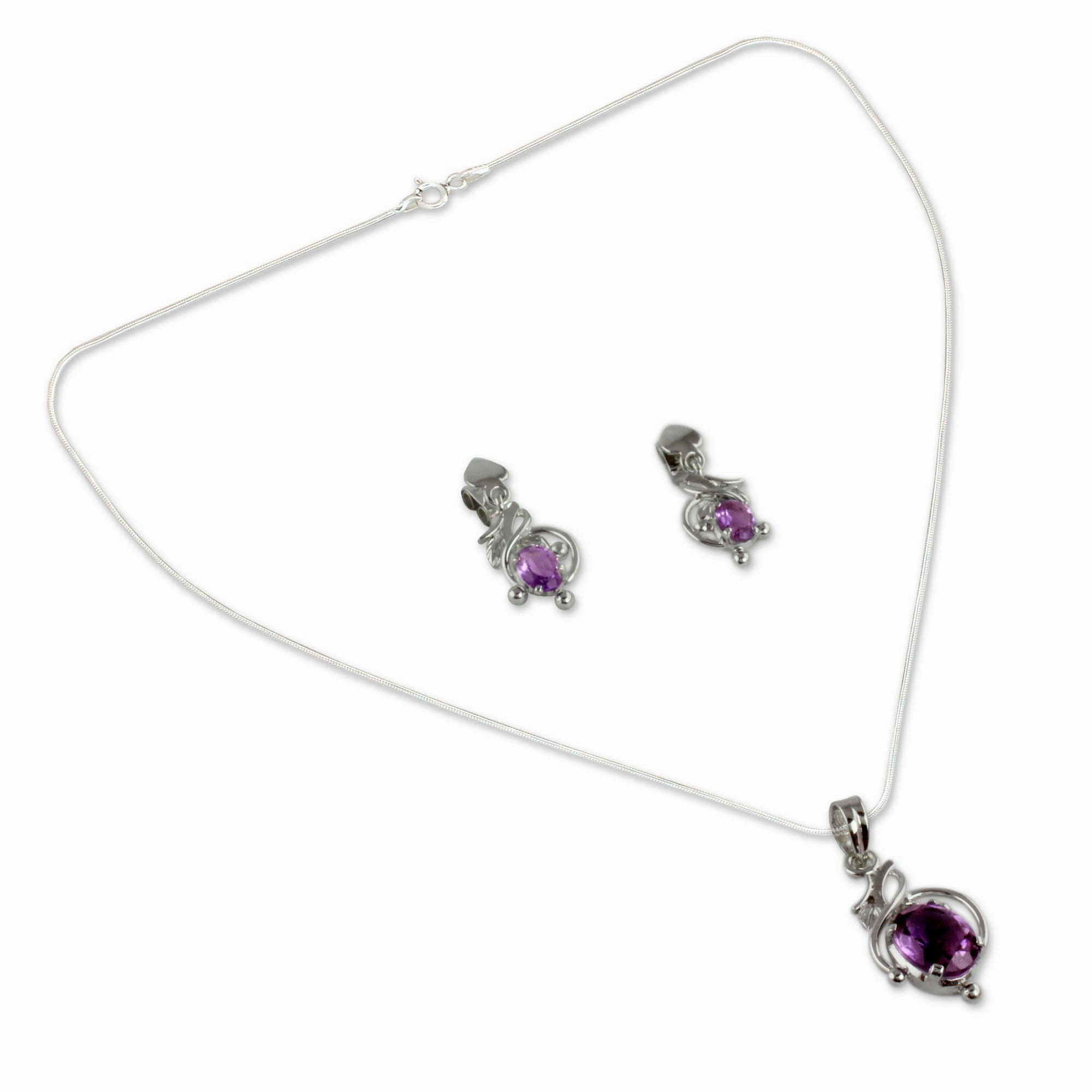 Wisteria Amethyst Jewelry Set