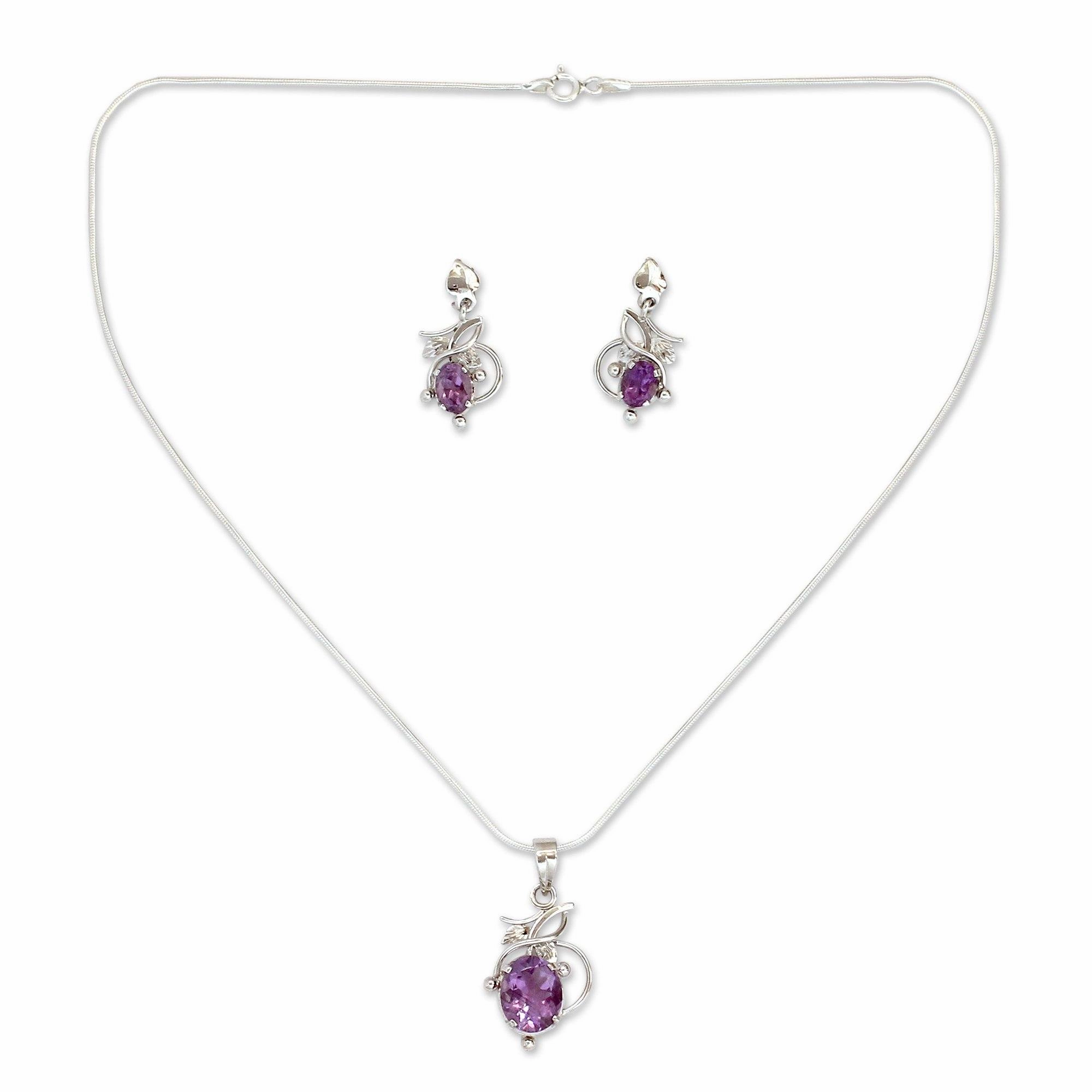 Wisteria Amethyst Jewelry Set