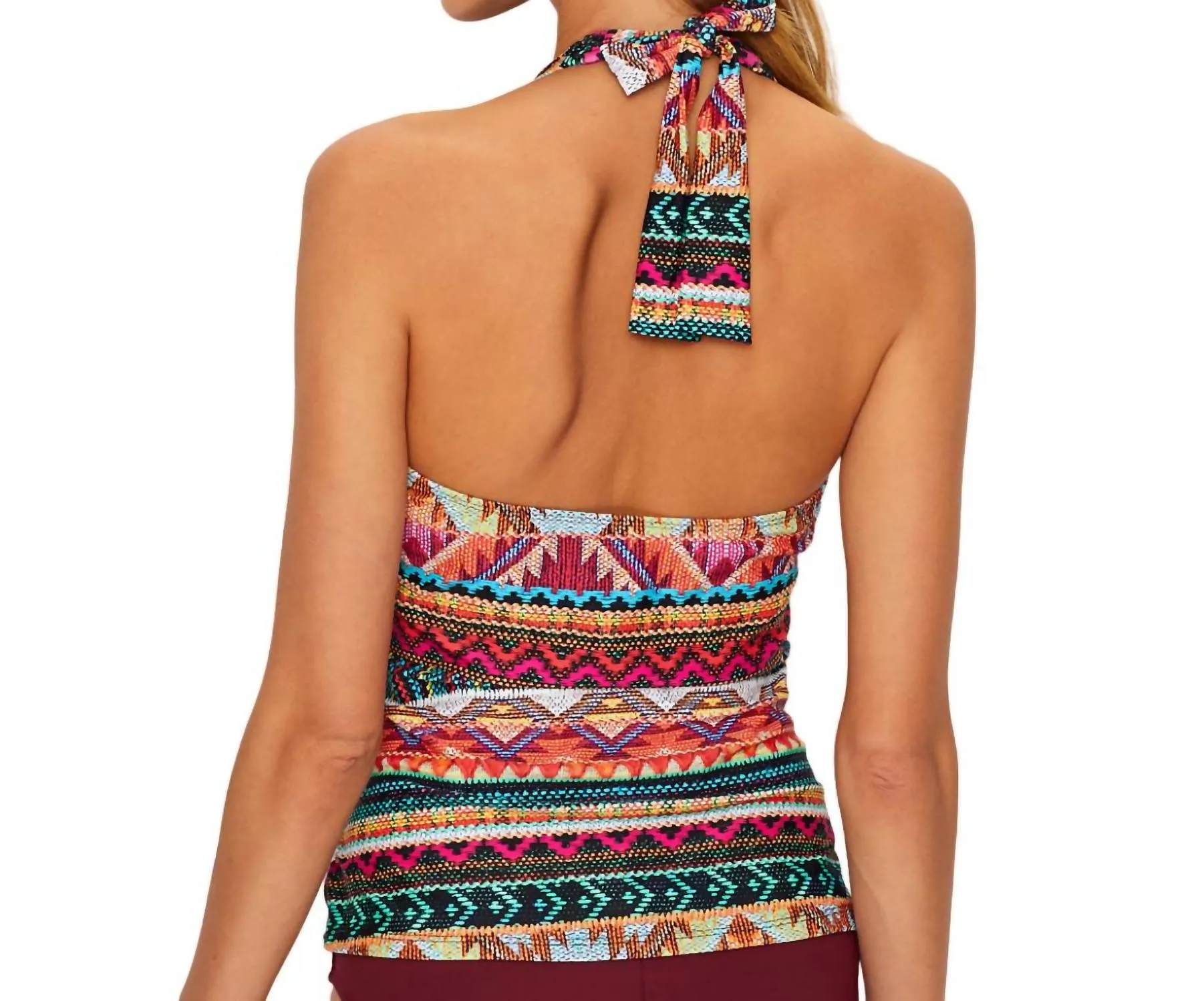 Without Borders Tankini In Multi