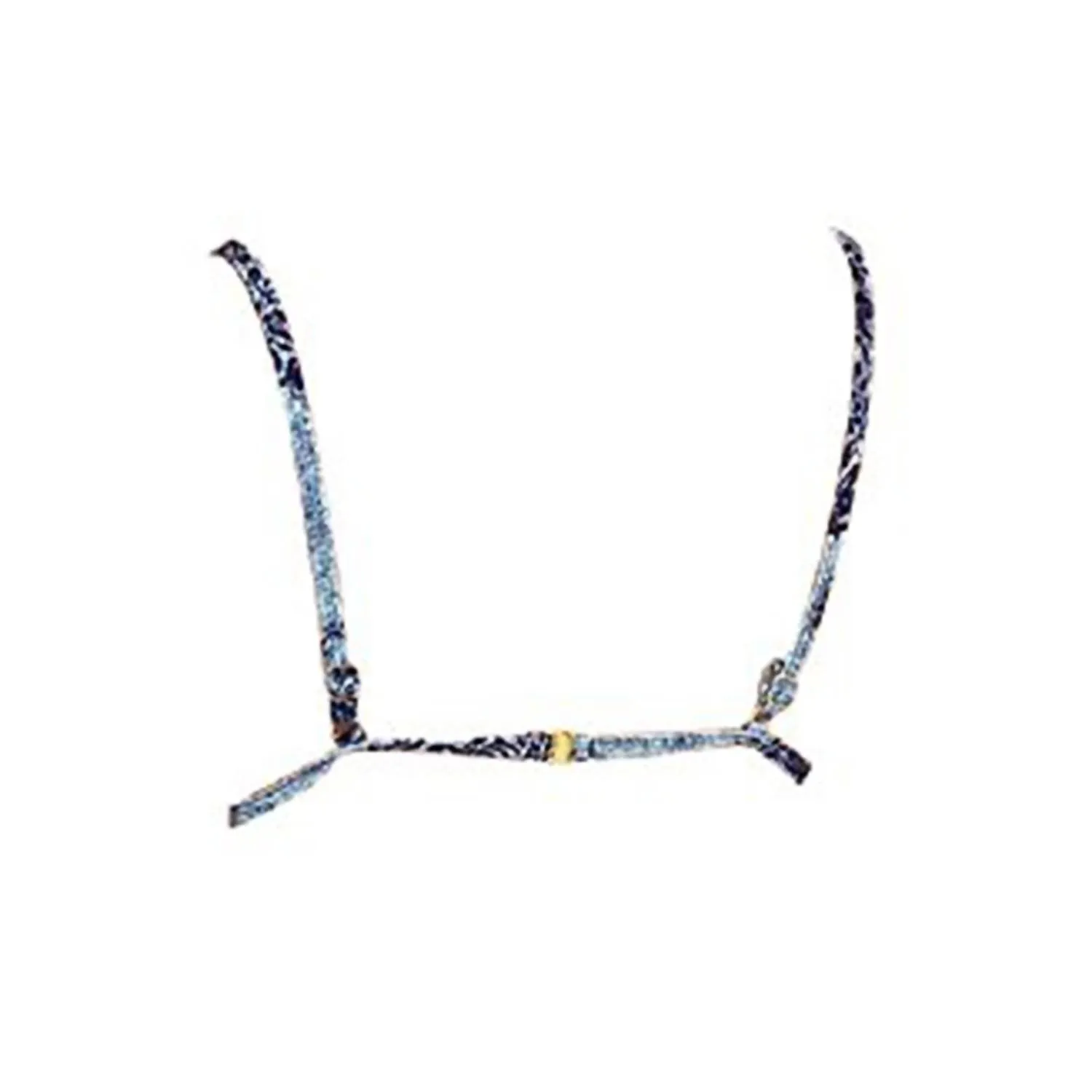 Women Open Eyes Ruched Bikini Top In Blue
