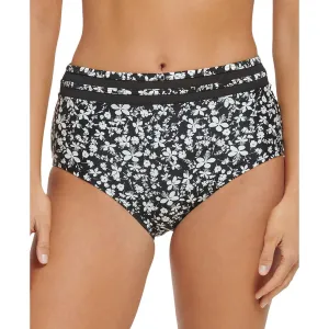 Womens Floral High-Waist Swim Bottom Separates