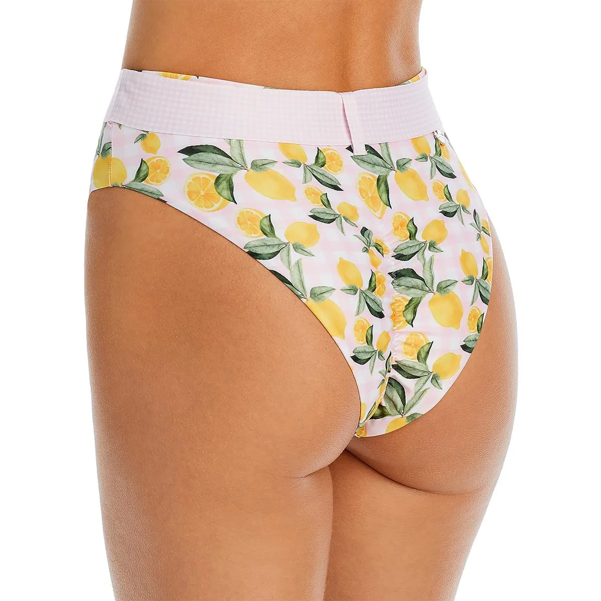 Womens High-Waist Polyester Swim Bottom Separates