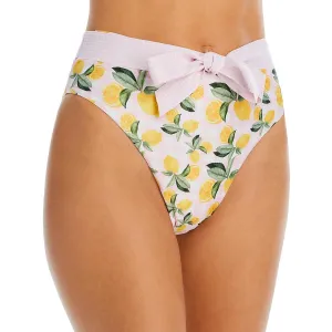 Womens High-Waist Polyester Swim Bottom Separates
