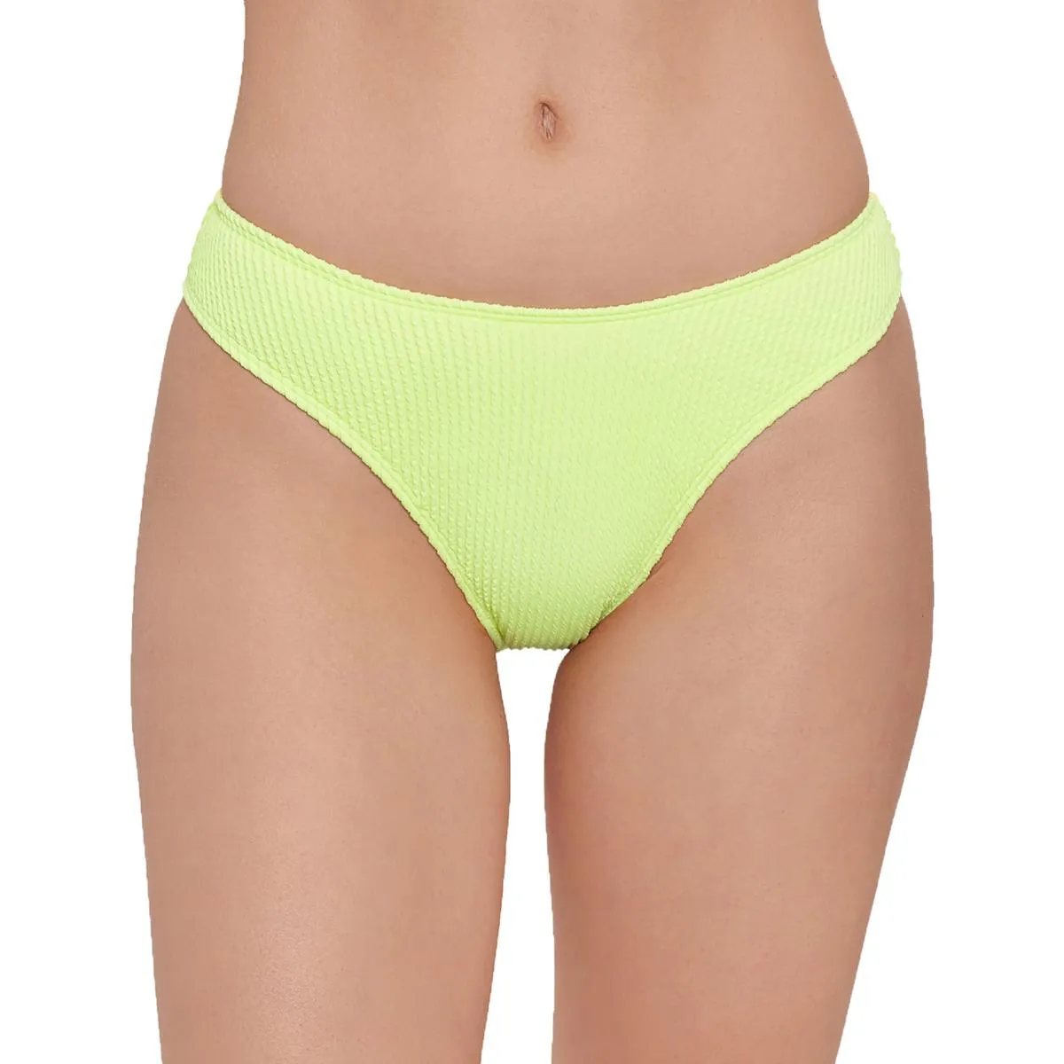 Womens Ribbed Lined Swim Bottom Separates