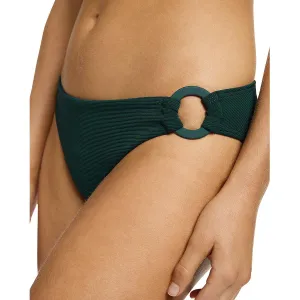 Womens Ribbed Man Made Swim Bottom Separates