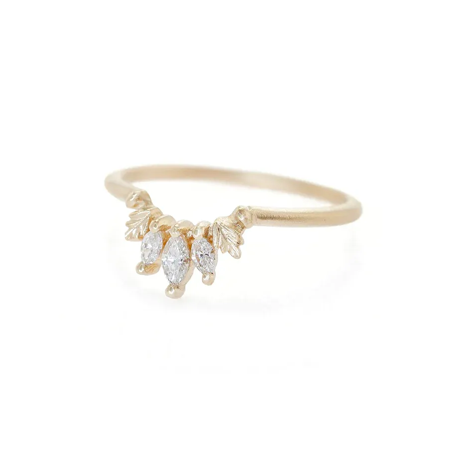 Wood Nymph Faye Marquise Diamond Band