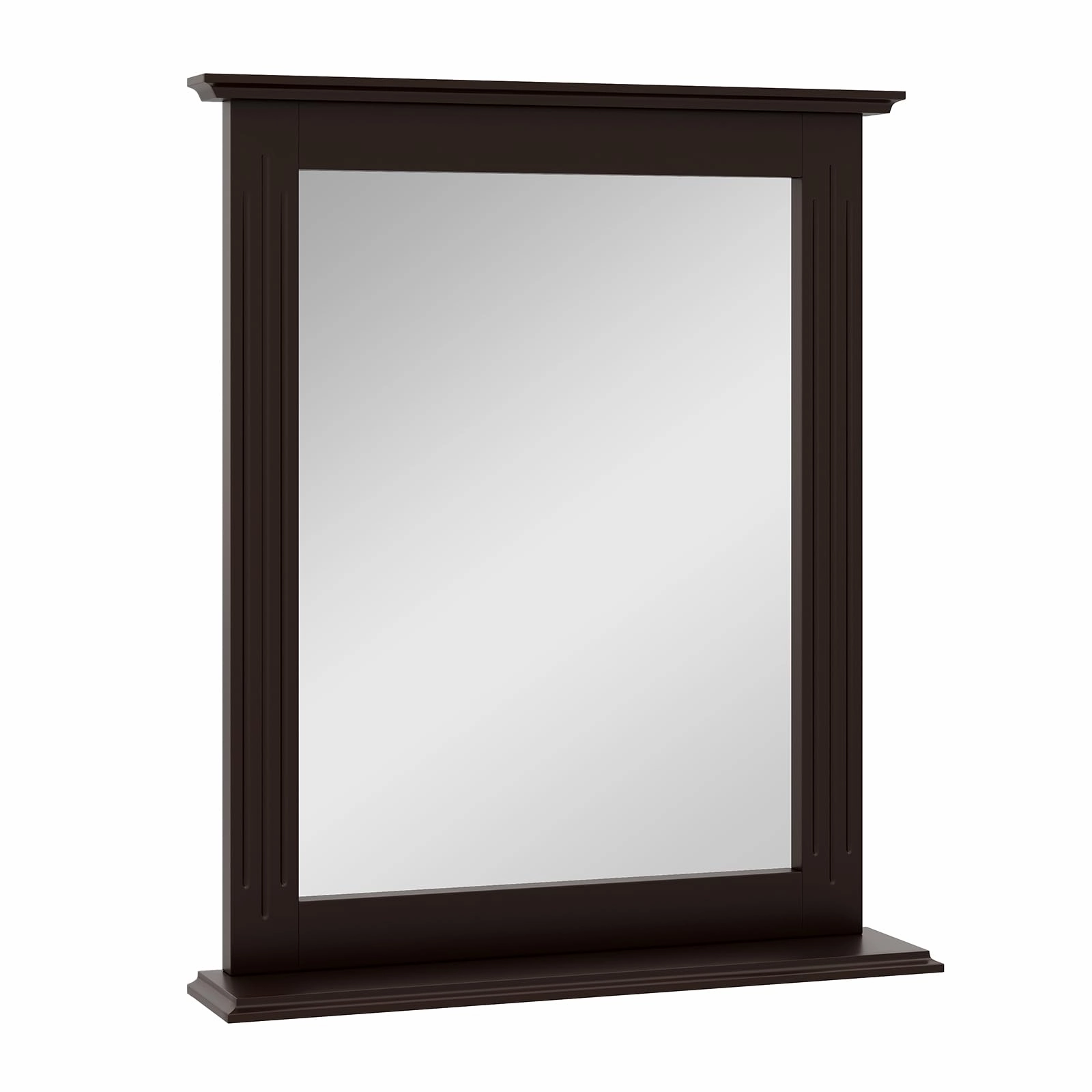 Wooden Frame Modern Rectangular Hanging Vanity Makeup Mirrors for Washroom