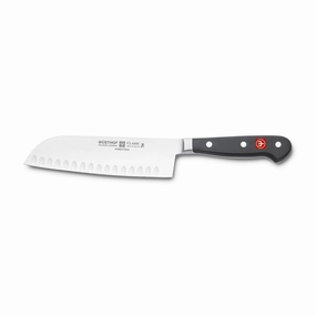 Wsthof 4183-7 Trident Classic Santoku Knife w/ Hollow Edge, 7" Food Storage,Food Containers