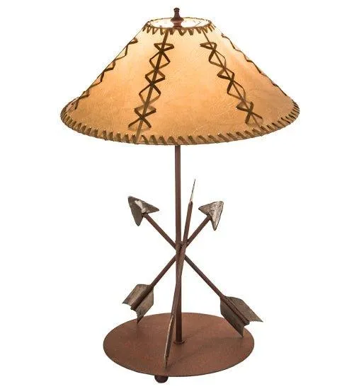 X-Cross Tan Faux Leather Lamp Shade 15"