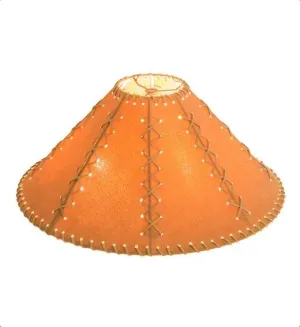 X-Cross Tan Faux Leather Lamp Shade 18" laundry hamper, dirty clothes basket