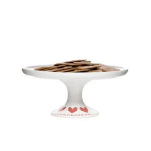 X-mas Cake Stand, White napkin rings, dining placemats