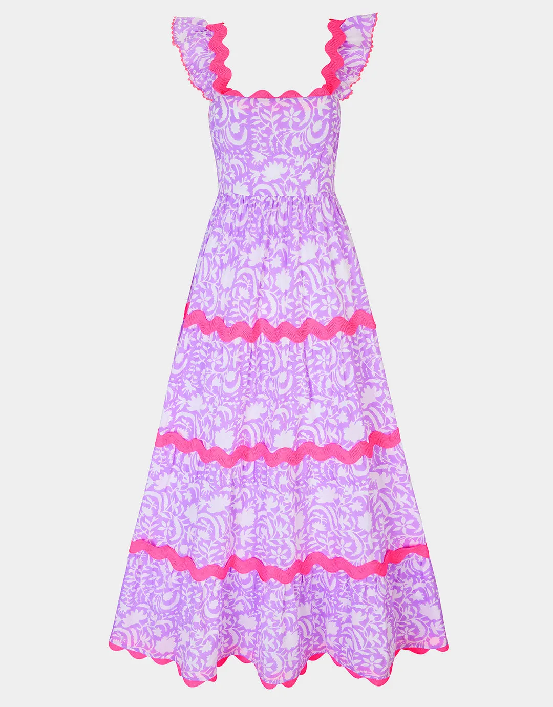 Xanthe Dress - Lilac Begonia