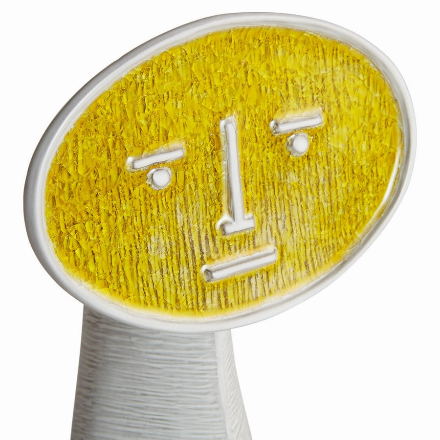 Yellow Glass Face  Vase | Jonathan Adler Les Amis Le Srieux