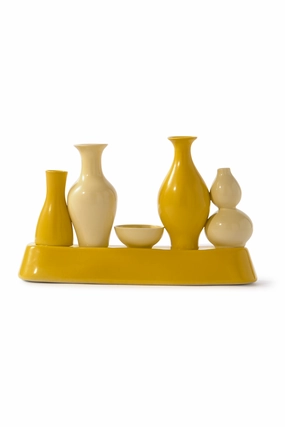 Yellow Glass Vase | Pols Potten Shanghai Vase,Glass Vase