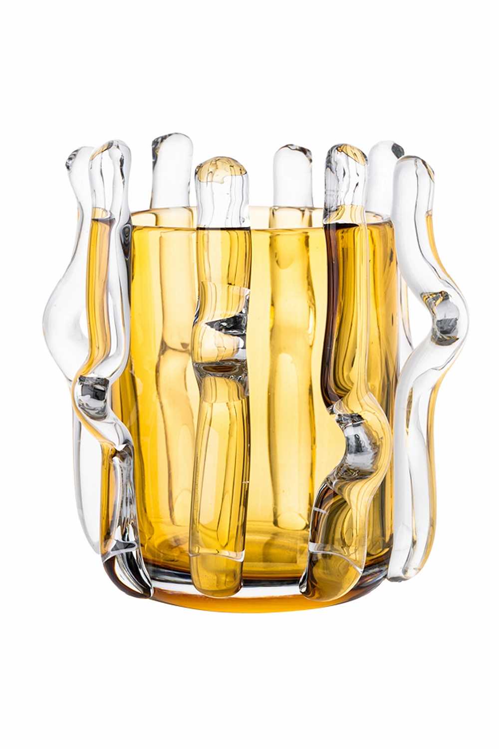 Yellow Glass Vase S | Liang & Eimil Aura Vase,Glass Vase