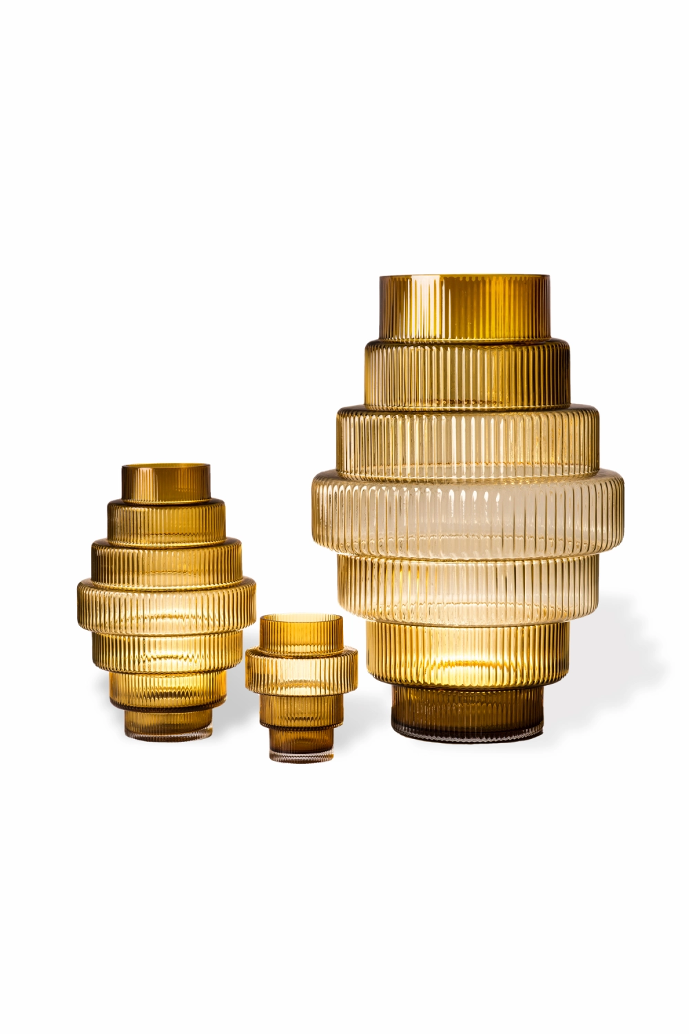 Yellow Glass Vase S | Pols Potten Steps