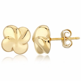 Yellow Gold Earrings