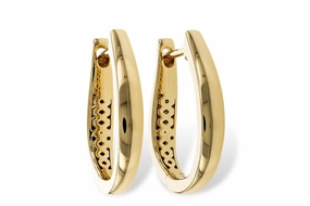 Yellow Gold Hoop Earrings