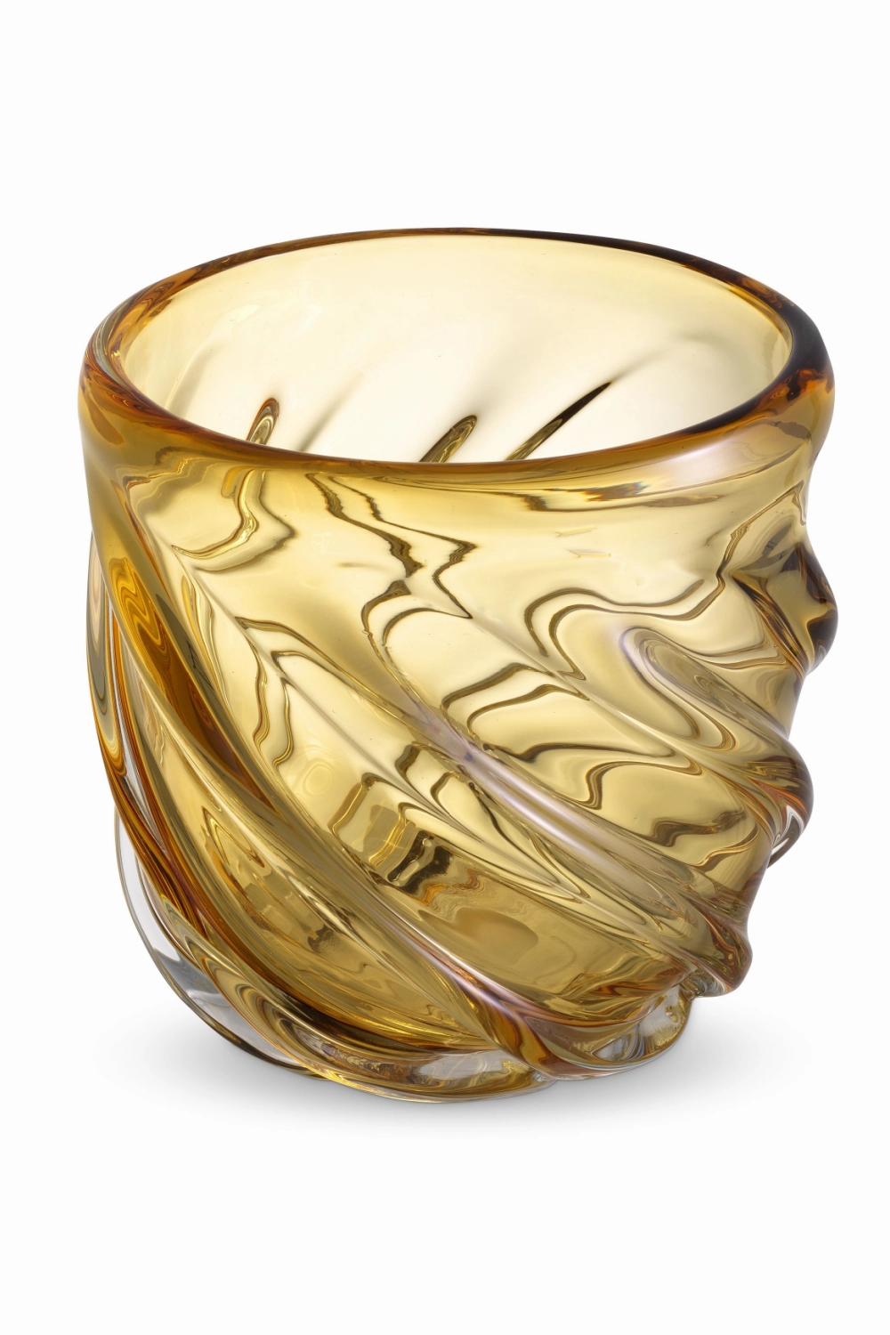 Yellow Hand-Blown Glass Vase | Eichholtz Angelito - S