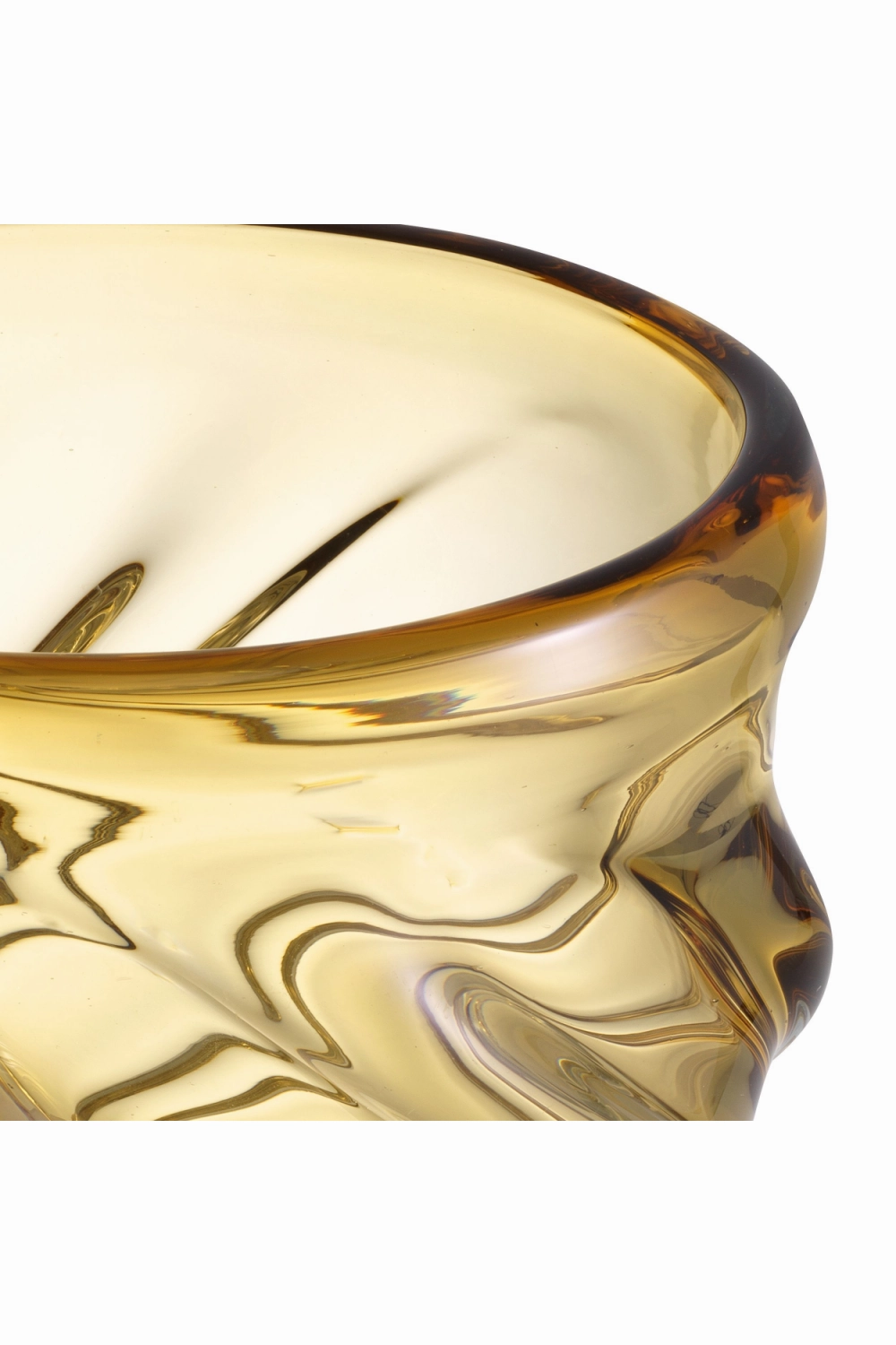 Yellow Hand-Blown Glass Vase | Eichholtz Angelito - S