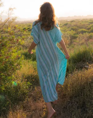 Yin-Yang Kaftan - Blue