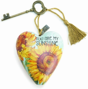 You Are My Sunshine Art Heart by Demdaco Decorative Mirror,Home Decor Mirror