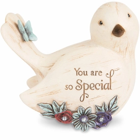 You are So Special Bird Figurine 3.5" Decorative Mirror,Home Decor Mirror