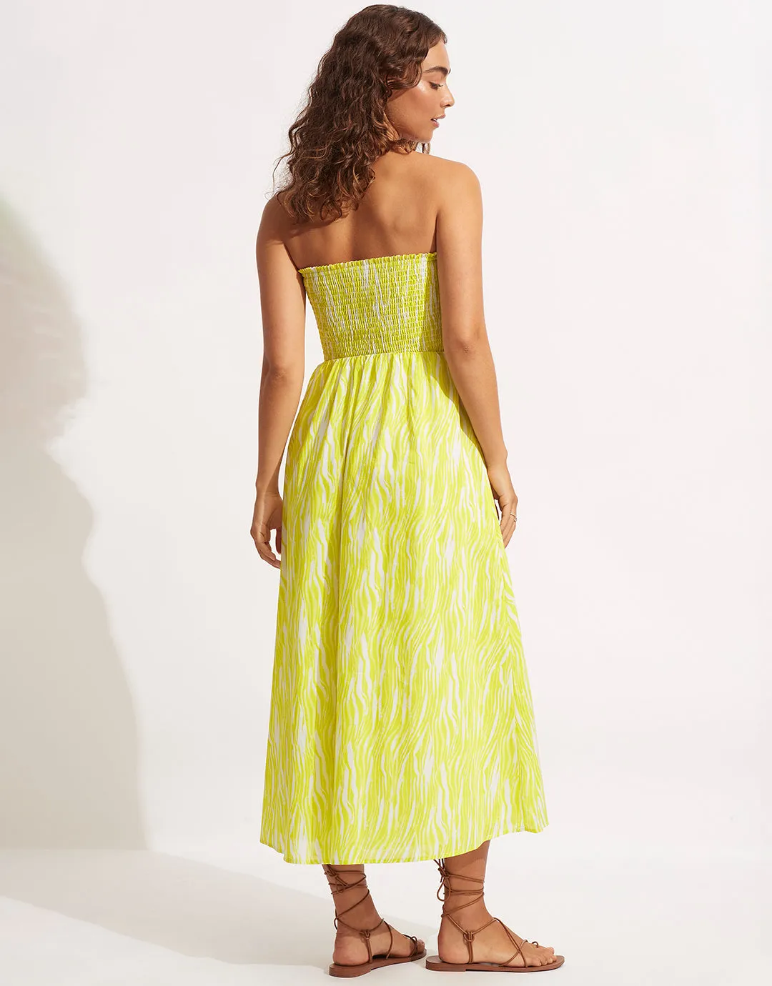 Zahara Dress Skirt - Celery