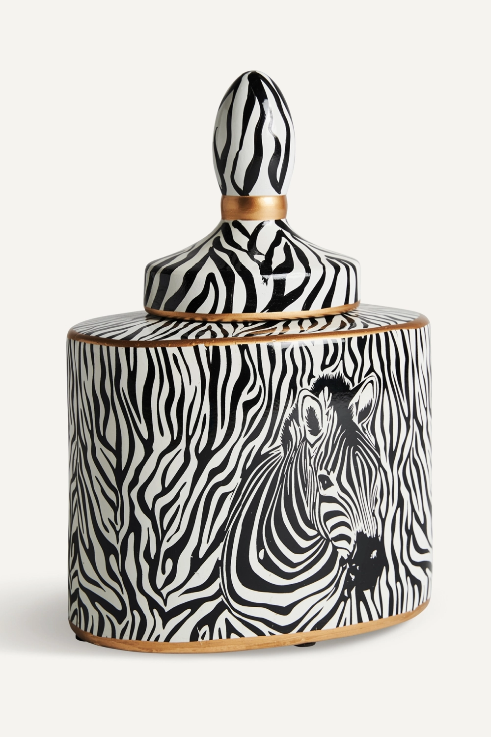 Zebra Print Ceramic Vase | Vical Home Edie