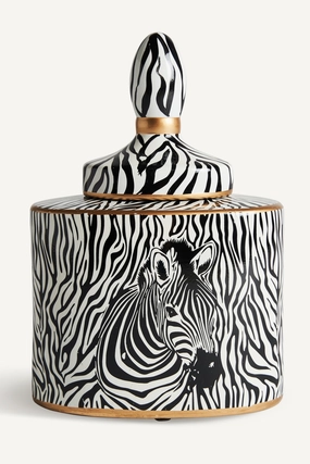 Zebra Print Ceramic Vase | Vical Home Edie Vase,Glass Vase